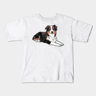 Australian Shepherd Dog Kids T-Shirt